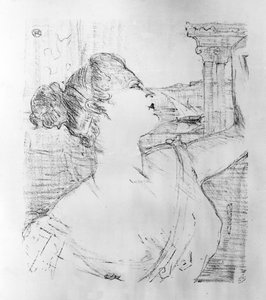 Sibyl Sanderson, 1898 - Henri de Toulouse Lautrec